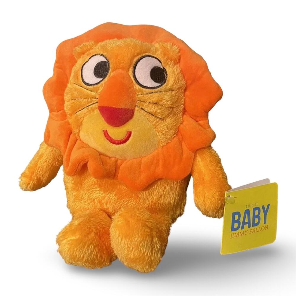 Kohls Cares This Is Baby Jimmy Fallon Orange Lion Mane Plush Stuffed Animal  10"